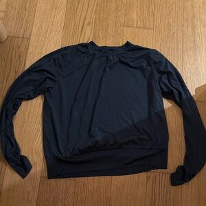 Vuori long sleeve top (blue) size large